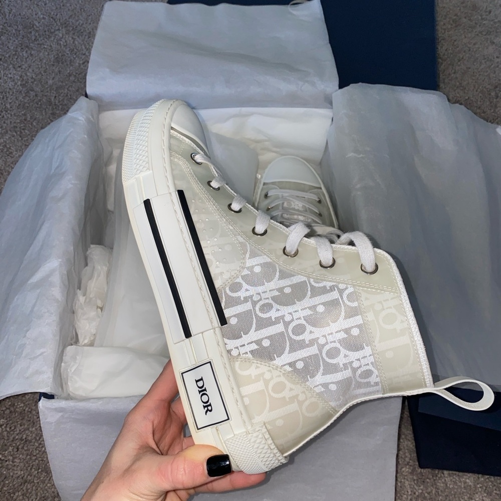 Mens Dior B23 High Top Sneakers size 39 - Picture 9 of 14